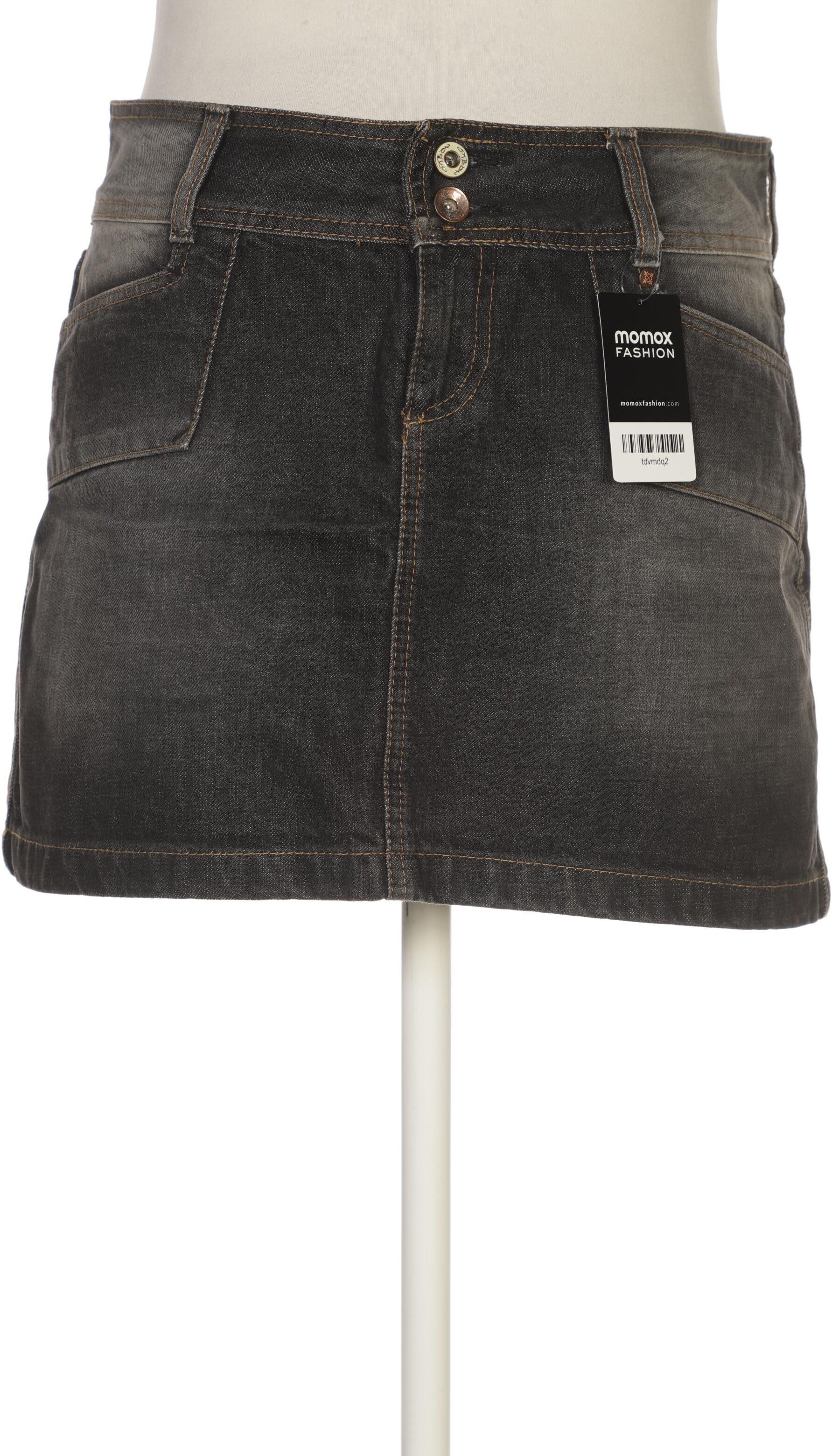 Oxbow Damen Rock, Grau, Gr. W32, Baumwolle - Second Hand