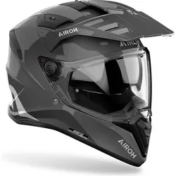 Airoh, Motorradhelm, Bandit Color Motorradhelm Dunkelgrau Glänzend (L)
