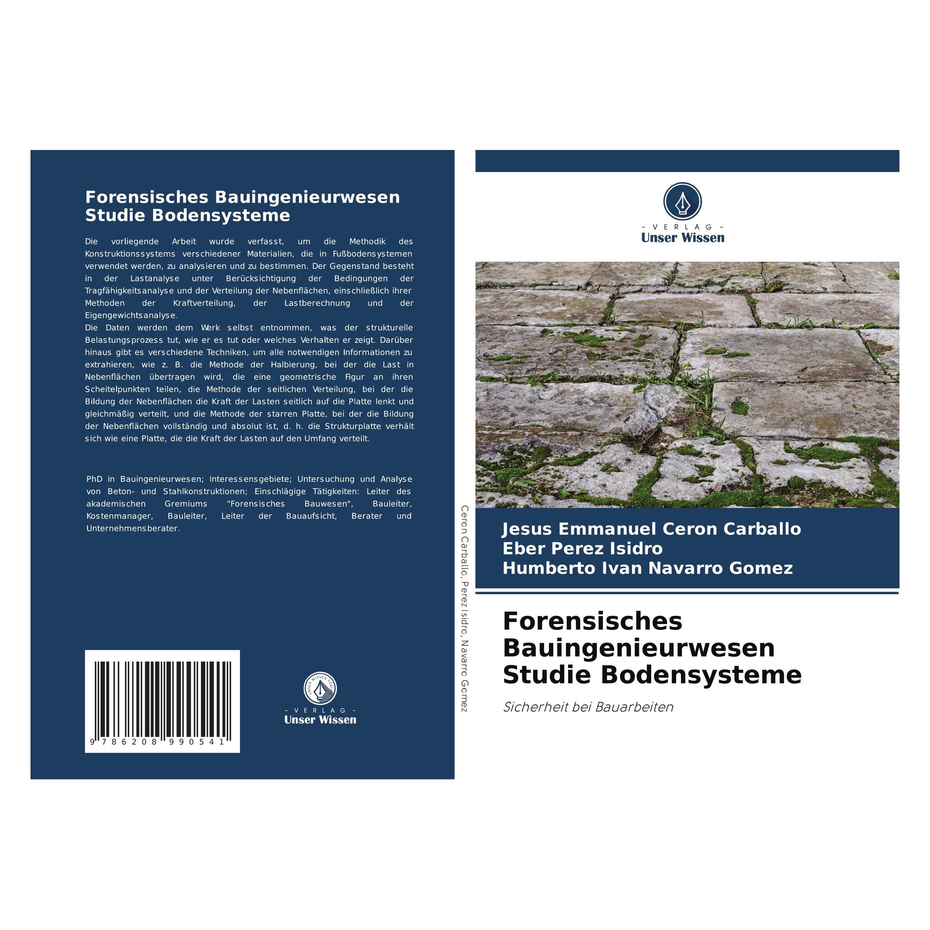 Umbreit Forensisches Bauingenieurwesen Studie Bodensysteme (Deutsch, Softcover, Eber Pérez Isidro, Humberto Ivan Navarro Gomez, Jess Emmanuel Cern Carballo) (63593721)