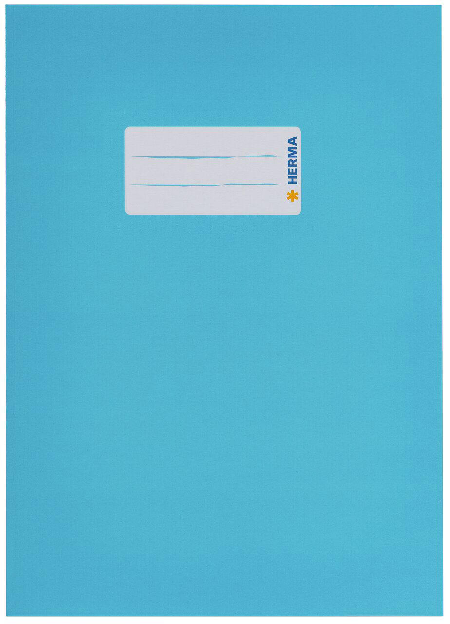 HERMA Heftumschlag hellblau DIN A5 15,2 x 21,2 cm 19764