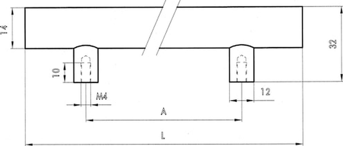 Würth Handgreep stang RVS