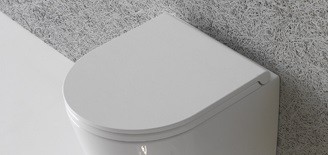 Globo Forty3 WC-Sitz, ohne Absenkautomatik, abnehmbar, weiss matt, FOR21BO FOR21BO