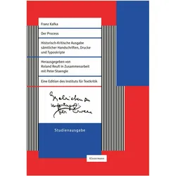 Der Process. Studienausgabe, Sprachbücher von Roland Reuss, Peter Staengle, Franz Kafka