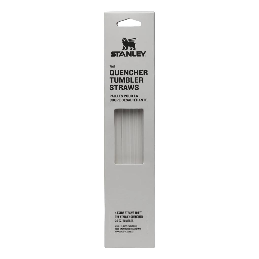 Stanley 1913 4er Set Ersatzstrohhalm für Quencher 0.89l transparent (10-03001-044)