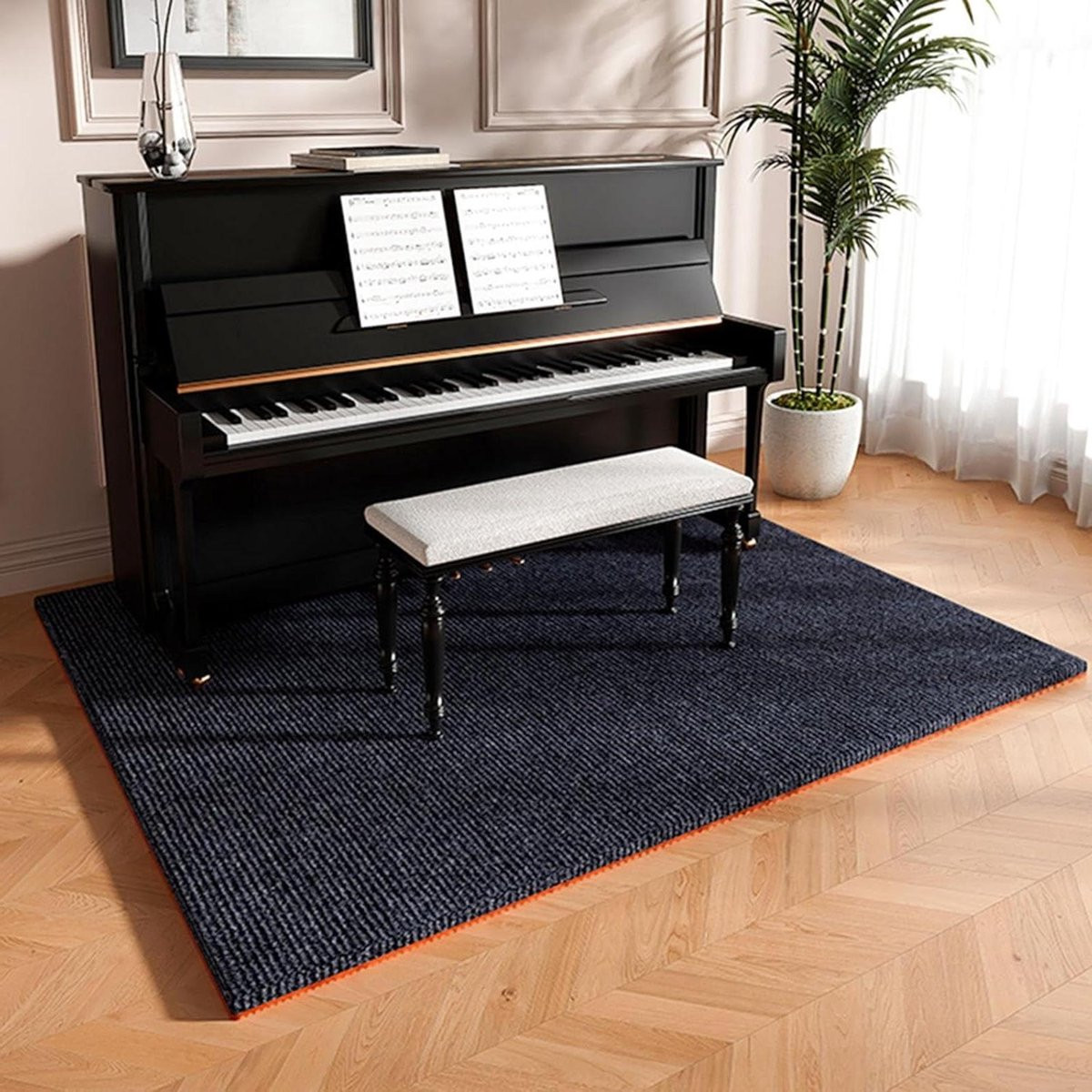 Geluiddicht Tapijt Grijs - Akoestische Vloermat voor Muziekstudio - Zelf op maat te knippen