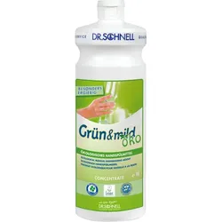 Spülmittel Dr. Schnell grün & mild 1 L hoch konzentiertes Spülmittel, ECO Label zertifiziert