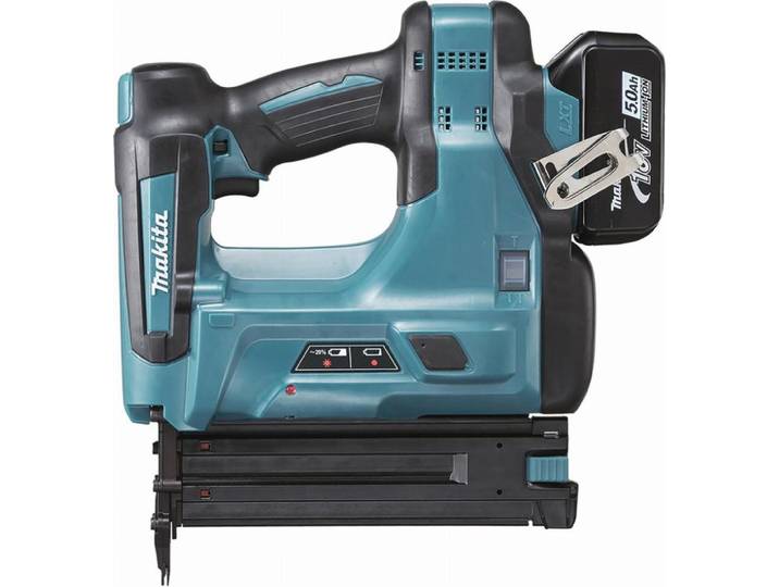 Cloueur 18 V Li-Ion 5 Ah MAKITA - 2 batteries\, chargeur\, coffret - DBN500RTJ