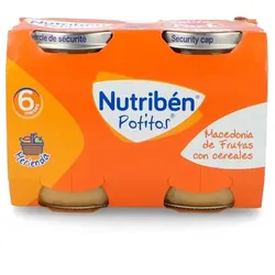 Nutribén Potito Mazedonien Obst und Müsli 2x190g