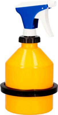 Sprühkanne, Stahlblech, gelb, 1 l, Ø 165 x H 300 mm, Pumpaufsatz mit verstellbarer Düse