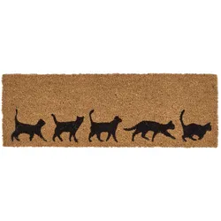 FUSSMATTE Katzen rutschfest 25/75 cm