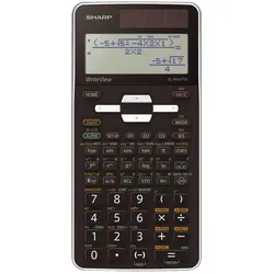 Schulrechner - Solarbetrieb, 4-zeilig Punktmatrix Display, schwarz/weiß