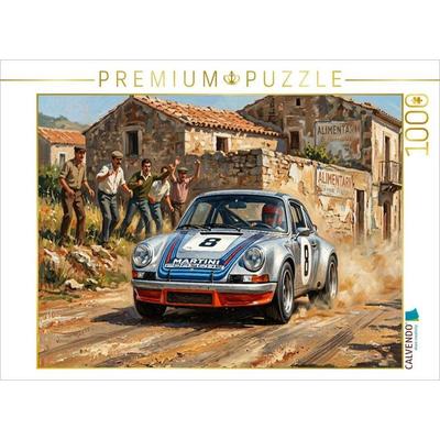 CALVENDO Puzzle Herbert Müller und Gijs van Lennep - Sieger der Targa Florio 1973 | 1000 Teile Lege-Größe 64x48cm Foto-Puzzle für glückliche Stunden