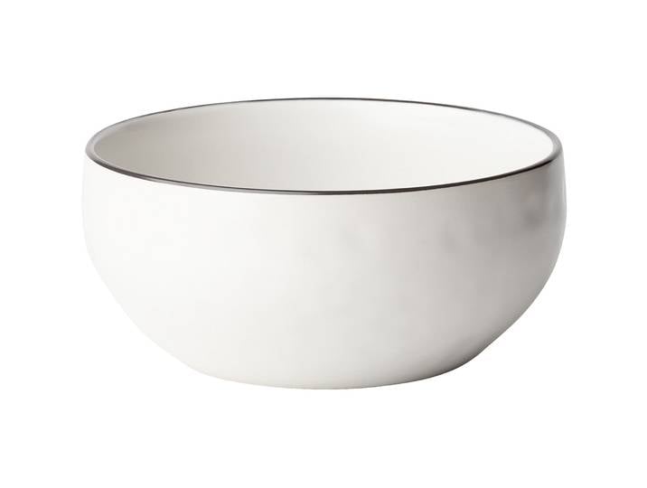 Schüssel Elements Yin & Yang weiss Steinzeug