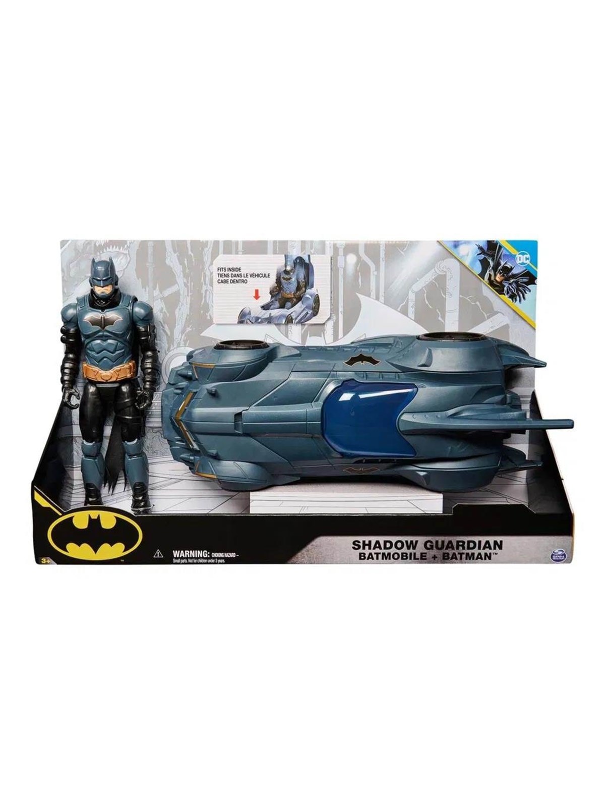 DC Comics Batman Batmobile mit 30 cm Figur