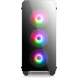 CSL Gaming PC M11280H, QWERTZ Layout (DE) (1000 GB, 16 GB, AMD Ryzen 7 5700G, AMD Radeon Graphics), PC, Schwarz