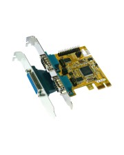Exsys Adapter Parallel/Seriell PCIe parallel RS-232 V.24 2 Anschlüsse + 1 paralleler Port (EX-44140-2)