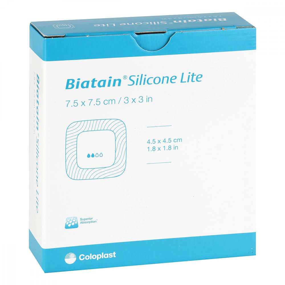 Avitamed GmbH Biatain Silicone Lite Schaumverband 7,5x7,5 cm 13707882