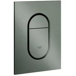 Grohe Arena Cosmopolitan Betätigunsplatte 37624AL0 hard graphite gebürstet, senkrechte Montage