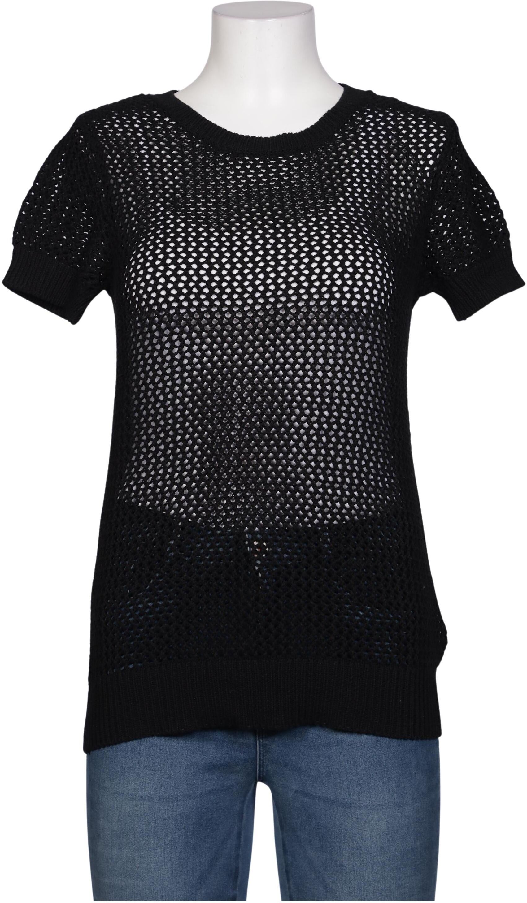 Allude Damen Pullover, Schwarz, Gr. M, Baumwolle - Second Hand