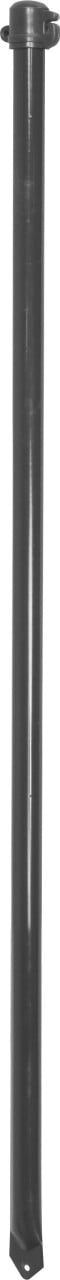 Floraworld Gartenstab Metall 150 x 2,4 cm anthrazit