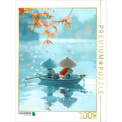 CALVENDO Puzzle Japanisch inspirierte Illustrationen | 1000 Teile Lege-Größe 64x48cm Foto-Puzzle für glückliche Stunden