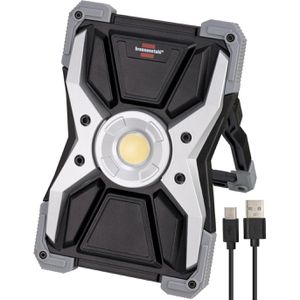 Brennenstuhl Baustrahler RUFUS 3000 LED, mit integriertem Akku, IP65 Strahlwasserschutz, dimmbar, 30 Watt, 3.000 Lumen