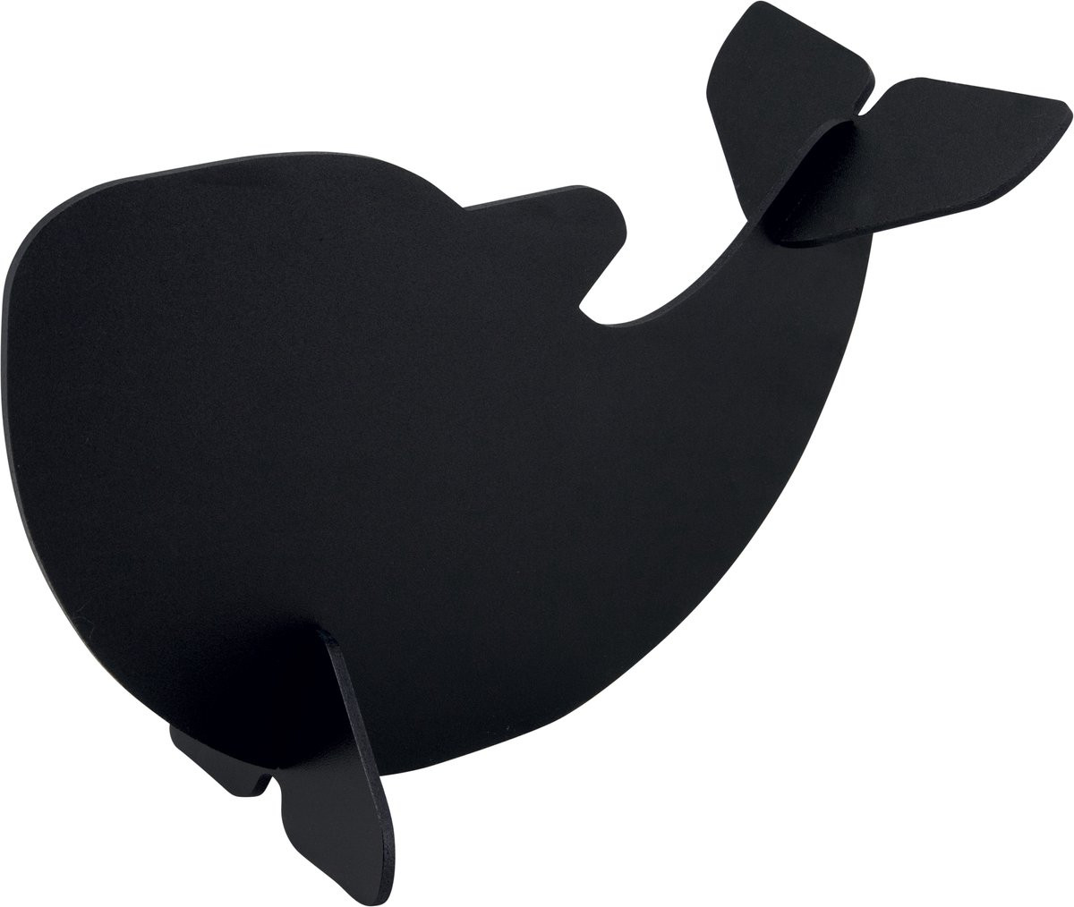 Securit 3D vrijstaand krijtbord met walvis-dierenmotief
