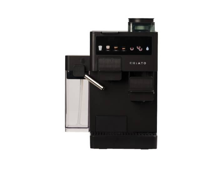 CHiATO coffeePLAY 5-in-1 Kaffeemaschine mit Mahlwerk und Milchsystem – Schwarz
