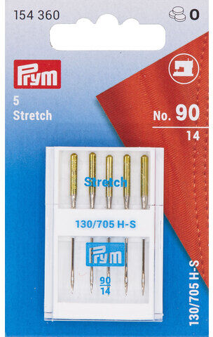 Prym Nähmaschinennadeln "Stretch", Stärke: 90, Inhalt: 5 Stück