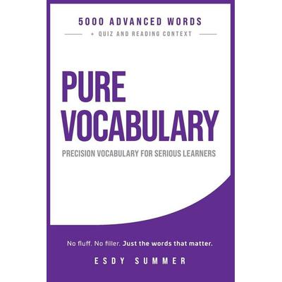 PURE VOCABULARY, Taschenbuch von Esdy Summer, Independently Published