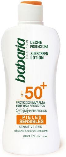 Babaria Sunscreen Milk for Sensitive Skin SPF50 200 ml