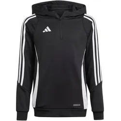 adidas Tiro 24 Trainings-Hoodie Kinder IJ9960 - black/white 164