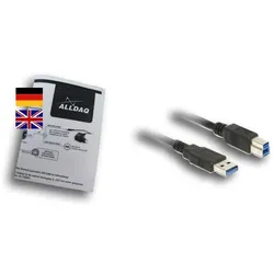 Allnet ALLDAQ ADQ-USB 3.0-ISO / USB 3.0 SuperSpeed-Isolator bis 1kV, ext. Versorgung: 5VDC, Zubehör Netzwerk