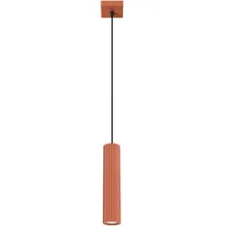 Sollux SL.1630 Pendelleuchte KARBON 1 roter Ocker