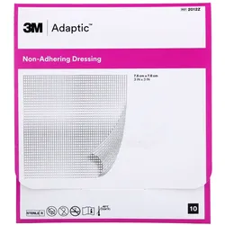 Adaptic 7,6x7,6 cm feuchte Wundauflage 10 St