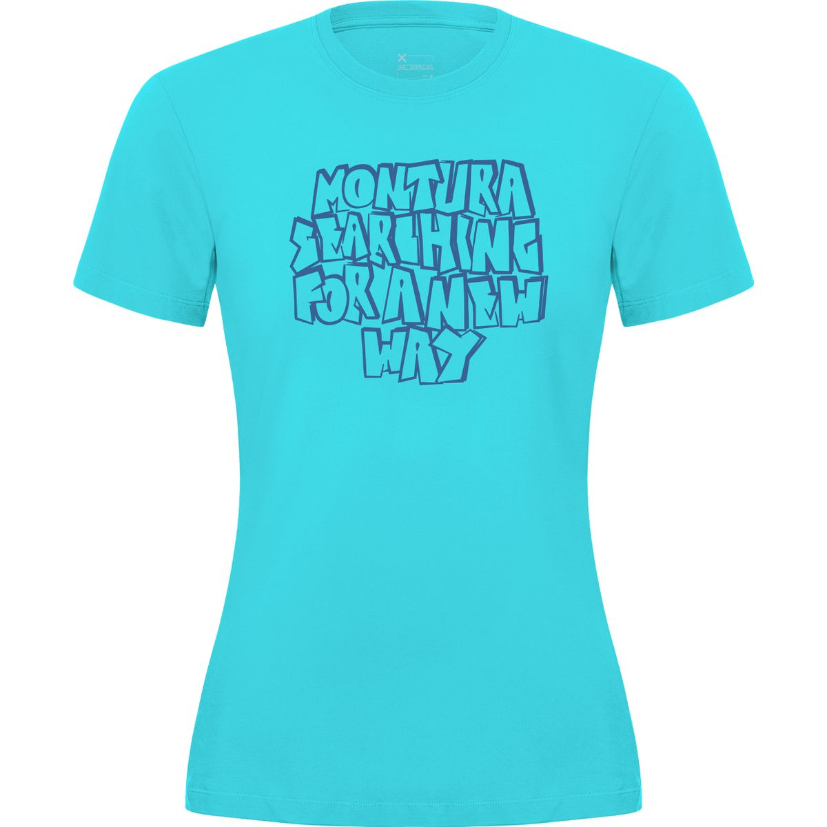Montura Knots T-shirt Woman turquoise (730) XS MTGC08W-5290-730-XS