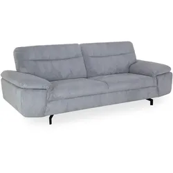 Sofa 3 Sitzer HARPER MEDFORD (BHT 222x89x97 cm) - grau - BHT 222x89x97 cm