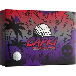 CAPRI Golf Golfbälle Eliminator - 12er Pack, weiss