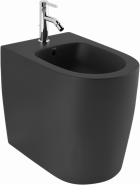 Kludi RESA R Stand-Tiefspül-Bidet 23BIB0239 55 cm, verdeckte Befestigungen mattschwarz