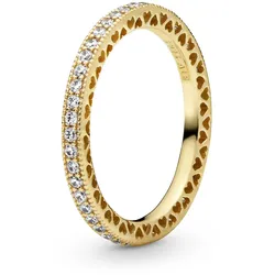 Pandora 168655C01 Damenring Funkeln und Herzen Goldfarben, 62/19,7