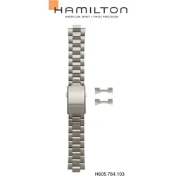 Hamilton - Khaki Aviation Band-set Edelstahl H695.764.103 - silber