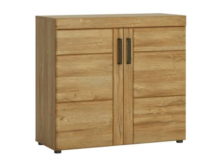 Lomadox Sideboard Kommode mit 2 Türen in Grandson Eiche Nb., B/H/T ca. 92,8/86/40,9 cm