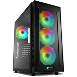 Sharkoon PC Gehäuse TG6M RGB ATX schwarz