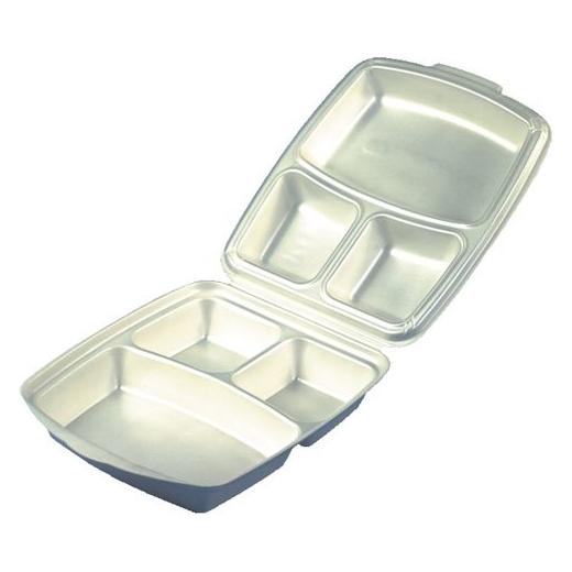 Papstar 12045 Brotdose Expandiertes Polystyrol (EPS) Beige (e) (50x) (12045)