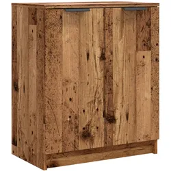 vidaXL Schuhschrank Altholz-Optik 59x35x70 cm Holzwerkstoff
