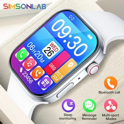 Inspired Finds Smartwatch With 1.83 Inch HD Screen, Bluetooth Calling, And Health Monitoring white