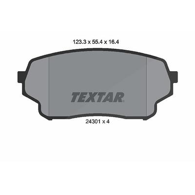 Textar Bremsbelagsatz, Scheibenbremse [Hersteller-Nr. 2430101] für Suzuki
