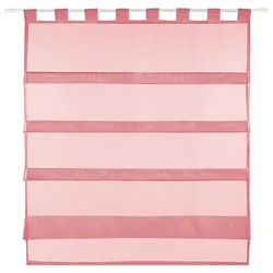 Bestlivings Sky Gardine Raffoptik Schlaufe 90 x 110 cm bordeaux