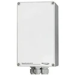 LS Control, Zubehör Belüftungstechnik, Regler / SpeedControl 40E, 4A i gråt kabinet til eksternt potmeter el. 0-10V DC Signal. 2