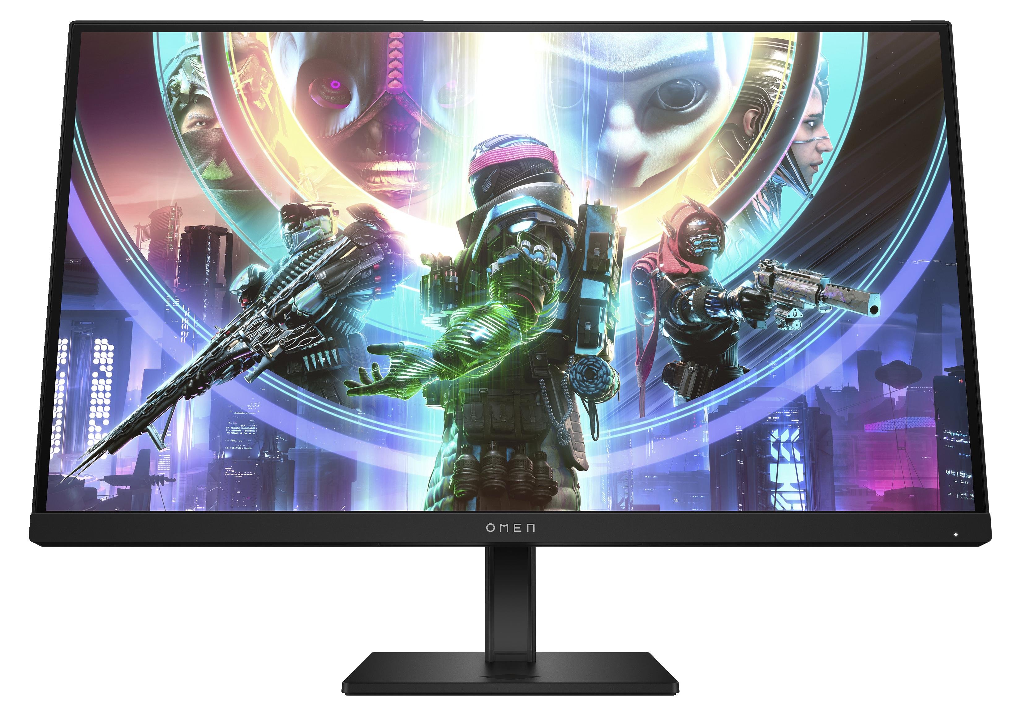 OMEN by HP OMEN by 27 Zoll QHD 240 Hz Gaming-Monitor - OMEN 27qs, 68,6 cm (27"), 2560 x 1440 Pixel, Quad HD, LCD, 1 ms, Schwarz